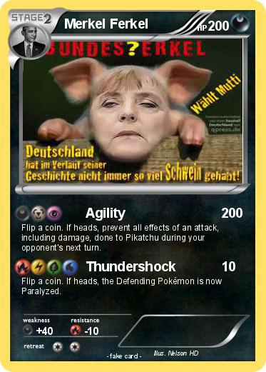 Pokemon Merkel Ferkel