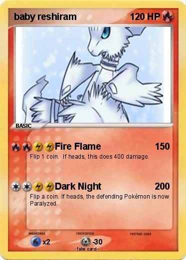 Pokemon baby reshiram