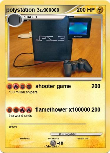 Pokemon polystation 3