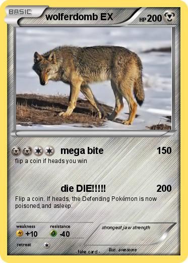 Pokemon wolferdomb EX