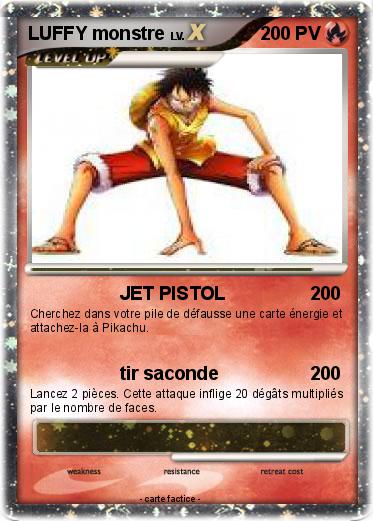 Pokemon LUFFY monstre