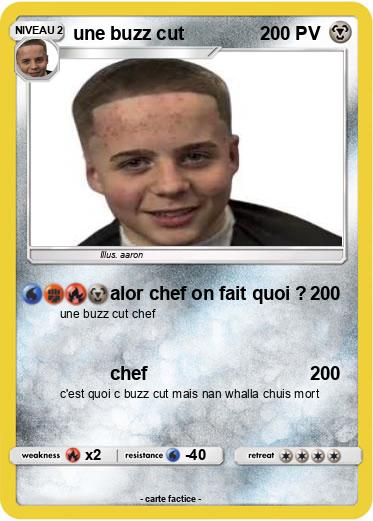 Pokemon une buzz cut