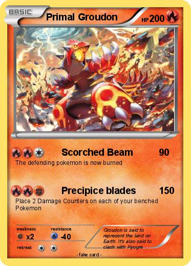 Pokemon Primal Groudon