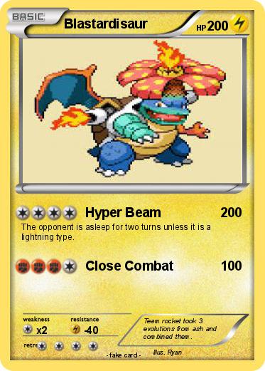 Pokemon Blastardisaur