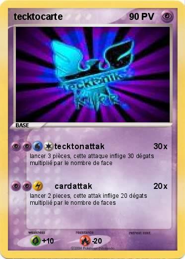 Pokemon tecktocarte