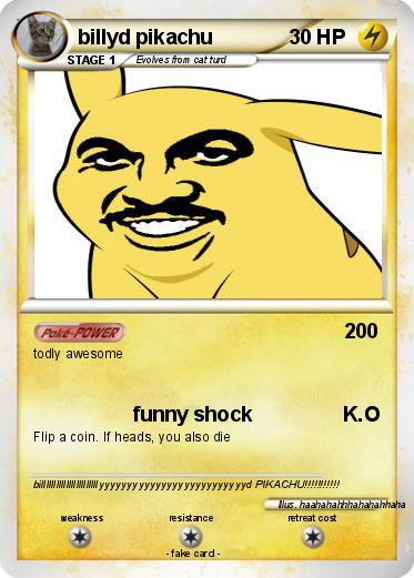 Pokemon billyd pikachu