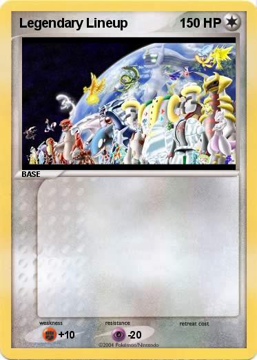 Pokemon Legendary Lineup