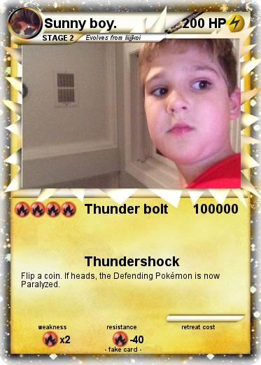 Pokemon Sunny boy.