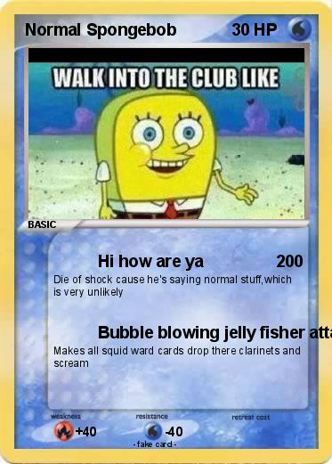 Pokemon Normal Spongebob