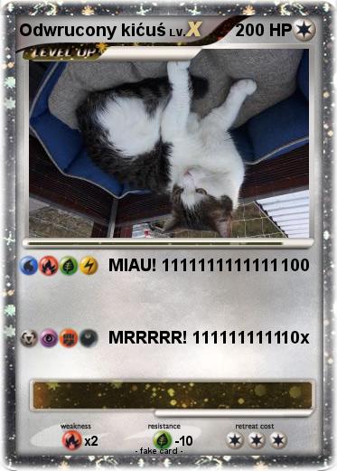 Pokemon Odwrucony kićuś