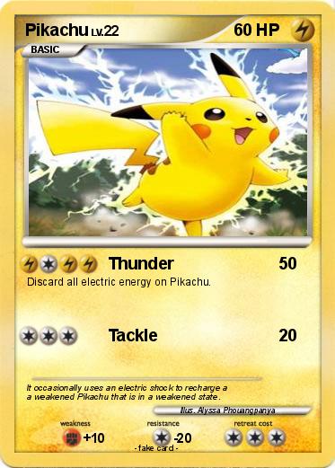 Pokemon Pikachu