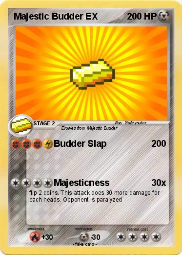 Pokemon Majestic Budder EX