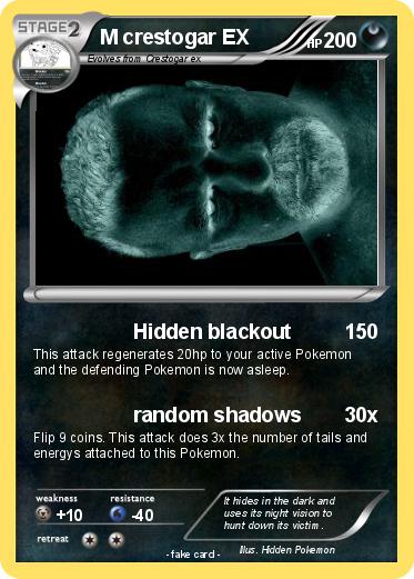 Pokemon M crestogar EX