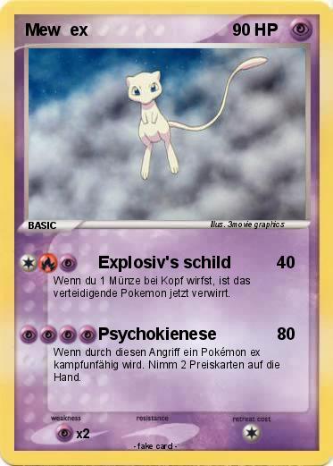 Pokemon Mew  ex
