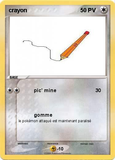Pokemon crayon