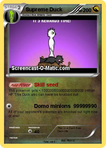 Pokemon Supreme Duck