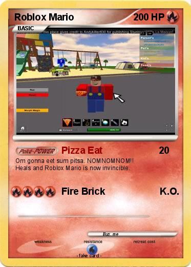 Pokemon Roblox Mario