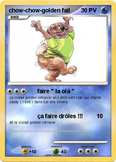Pokemon chow-chow-golden fail