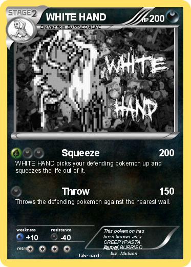 Pokemon WHITE HAND