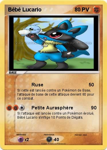 Pokemon Bébé Lucario