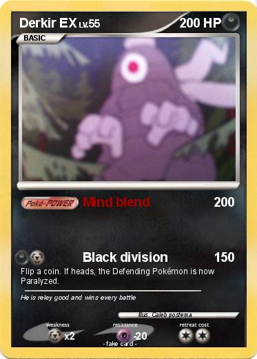Pokemon Derkir EX