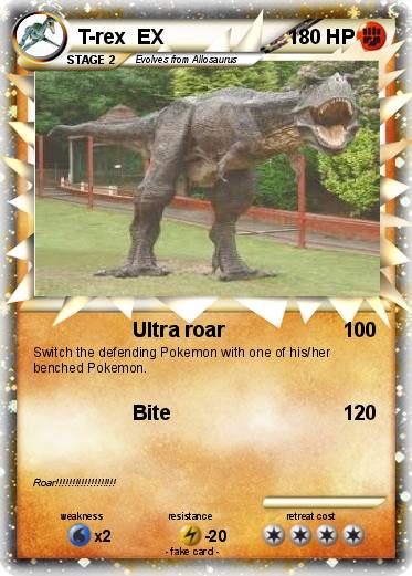 Pokemon T-rex  EX