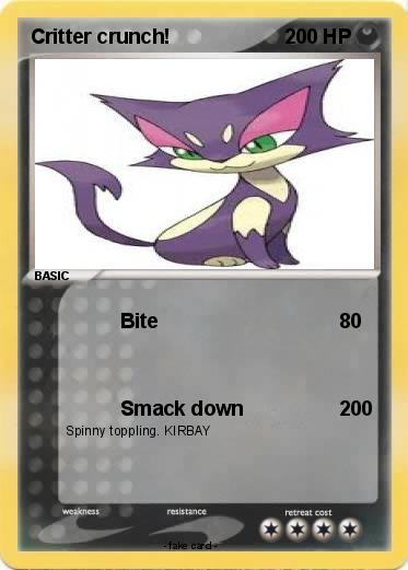 Pokemon Critter crunch!