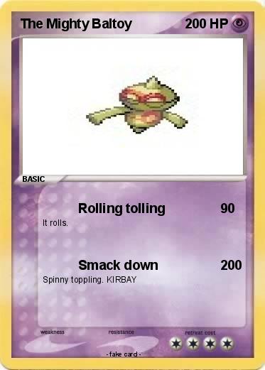 Pokemon The Mighty Baltoy