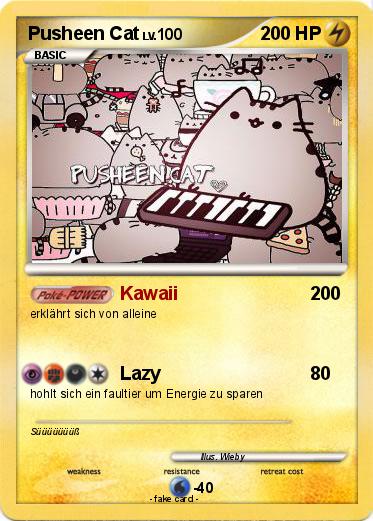 Pokemon Pusheen Cat