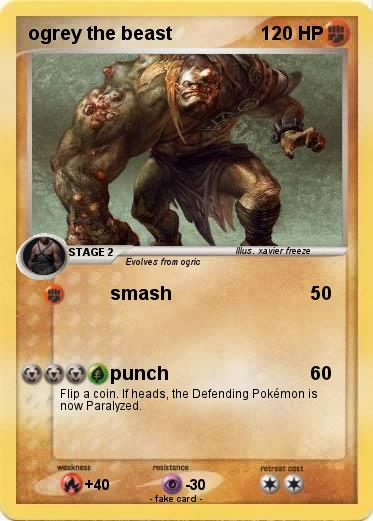 Pokemon ogrey the beast
