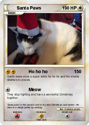 Pokemon Santa Paws