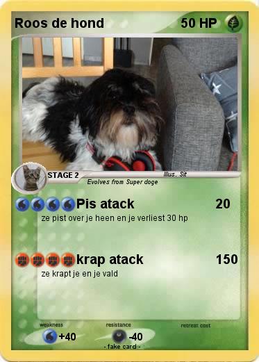 Pokemon Roos de hond