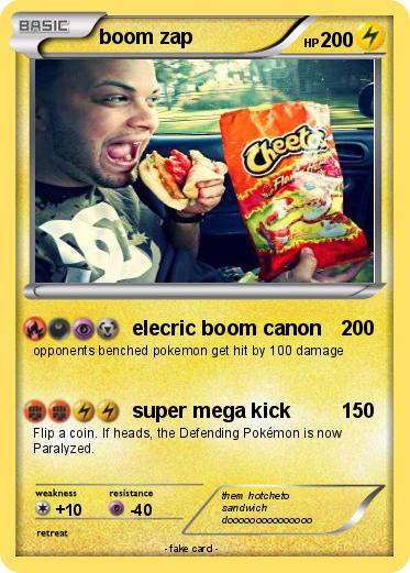 Pokemon boom zap