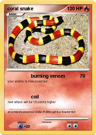 Pokemon coral snake