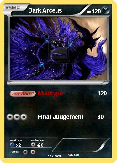 Pokemon Dark Arceus