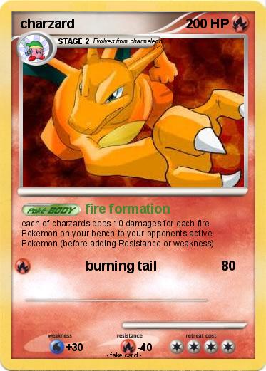 Pokemon charzard