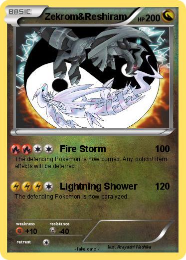 Pokemon Zekrom&Reshiram