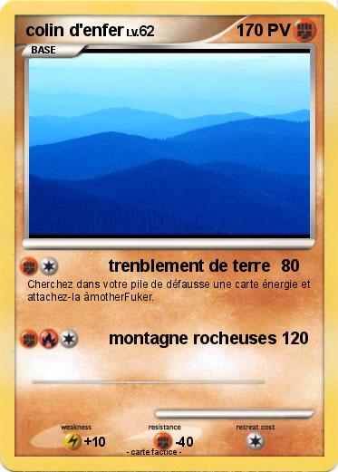 Pokemon colin d'enfer