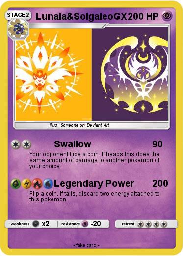 Pokemon Lunala&SolgaleoGX