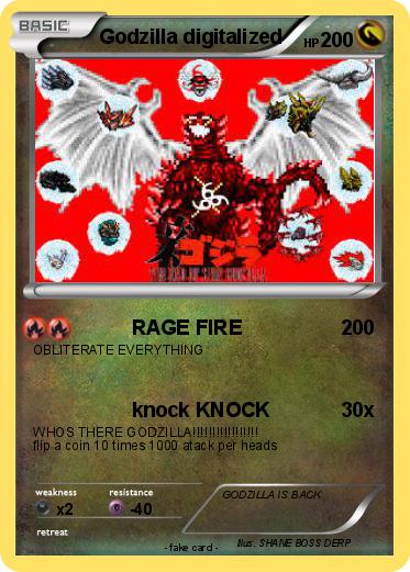 Pokemon Godzilla digitalized