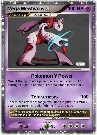 Pokemon Mega Mewtwo