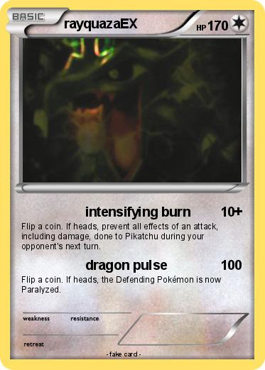 Pokemon rayquazaEX