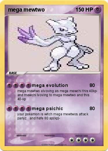 Pokemon mega mewtwo