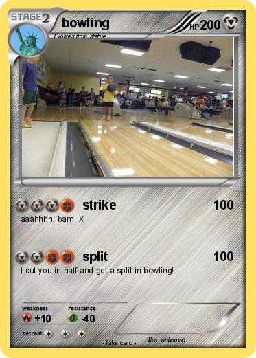 Pokemon bowling