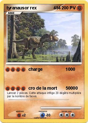 Pokemon tyranausor rex              454