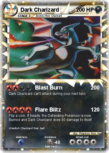 Pokemon Dark Charizard