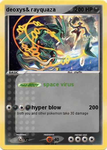 Pokemon deoxys& rayquaza