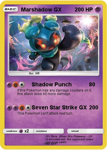 Pokemon Marshadow GX