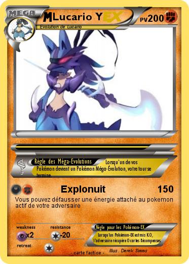 Pokemon Lucario Y