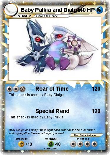 Pokemon Baby Palkia and Dialga
